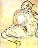 Klimt - Donna seduta che si masturba